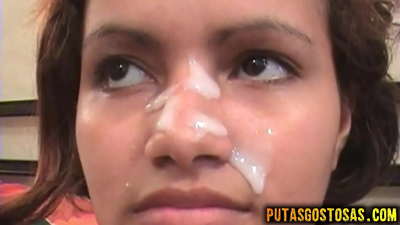 თინკას ანალური სექსის შემდეგ სახეზე სვაა